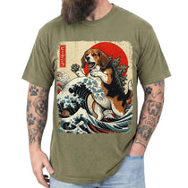 Beagle Dog Dogzilla Beaglezilla Lover Japanese Art Unisex T-Shirt