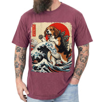 Beagle Dog Dogzilla Beaglezilla Lover Japanese Art Unisex T-Shirt