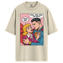 Save Me Funny Graphic Retro Comic Unisex T-Shirt
