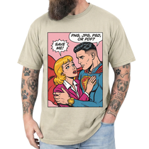 Save Me Funny Graphic Retro Comic Unisex T-Shirt