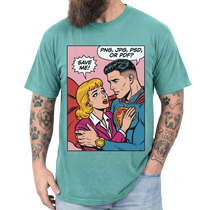 Save Me Funny Graphic Retro Comic Unisex T-Shirt